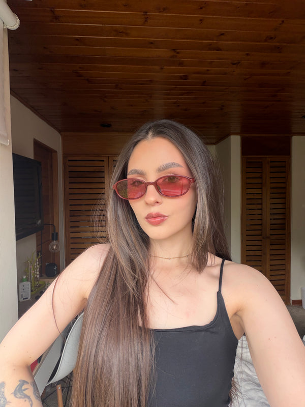 Gafas De Sol Indonesia RojaX lente rojo