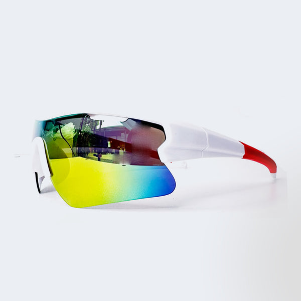 Gafas De Runners Tornasol Blanca x Rojo