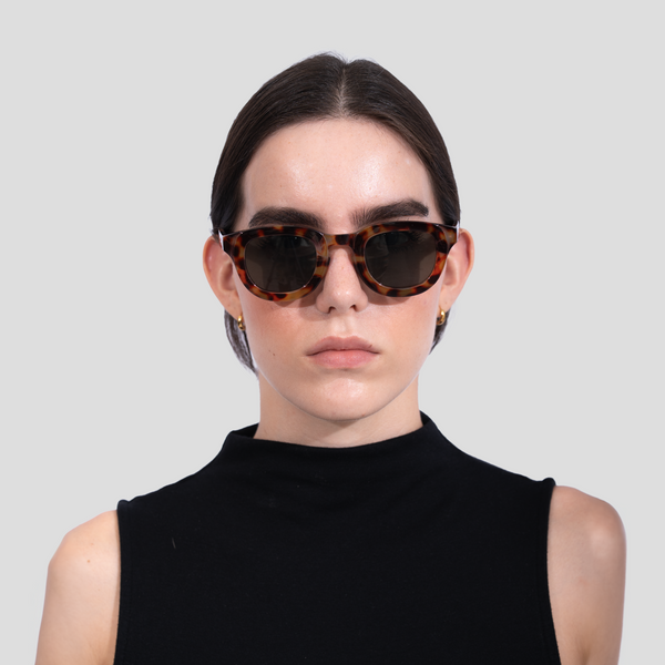 Gafas De Sol Dallas Leopardo x Verde