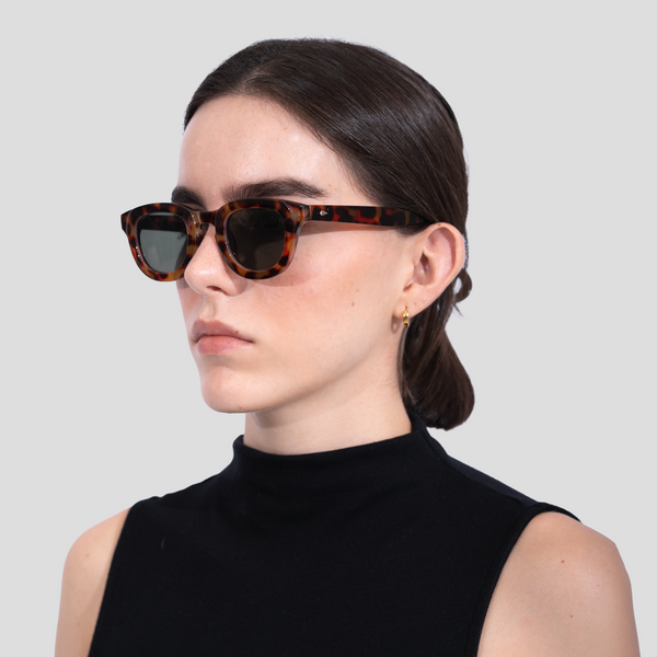Gafas De Sol Dallas Leopardo x Verde