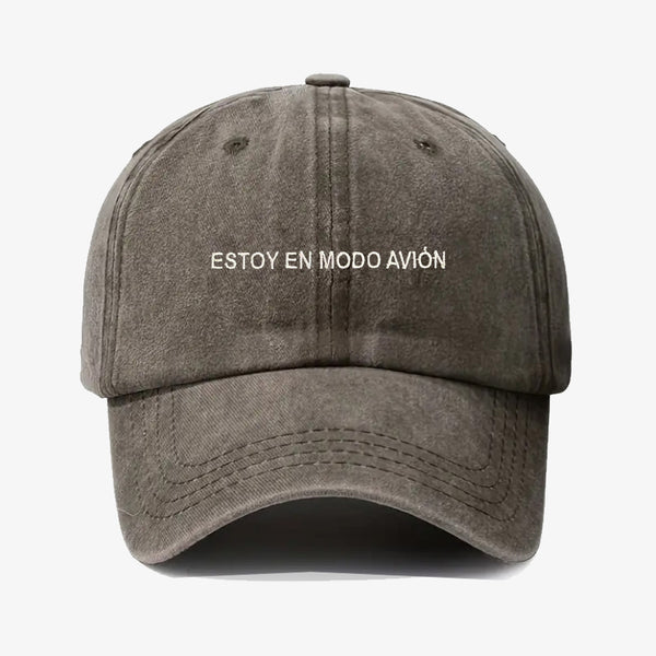 Gorra Prelavada Estoy En Modo Avion