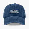 Gorra Prelavada Y Usted Que Putas Le Importa