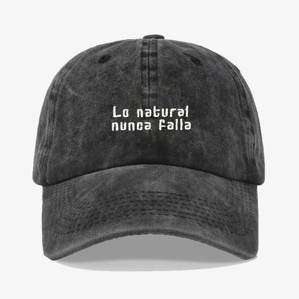 Gorra Prelavada Lo Natural