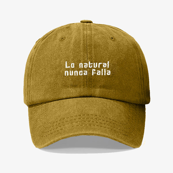 Gorra Prelavada Lo Natural