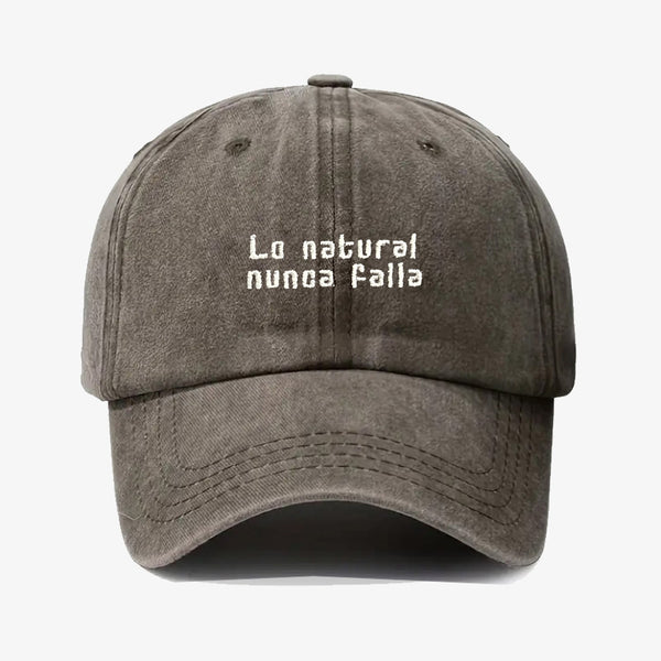 Gorra Prelavada Lo Natural