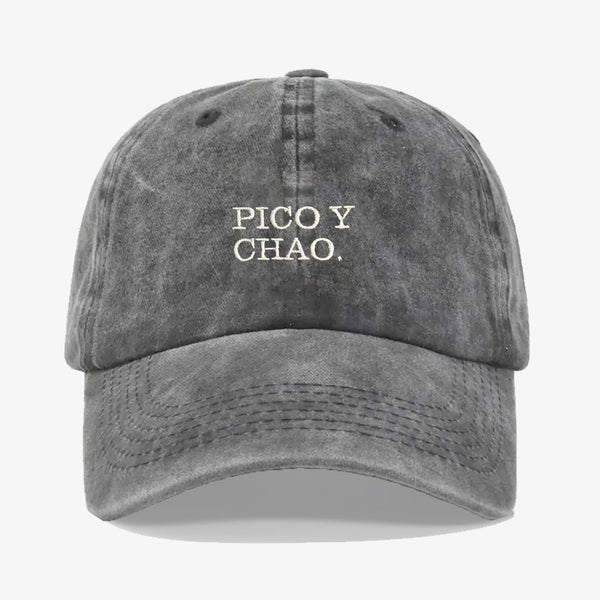 Gorra Prelavada Pico Y Chao
