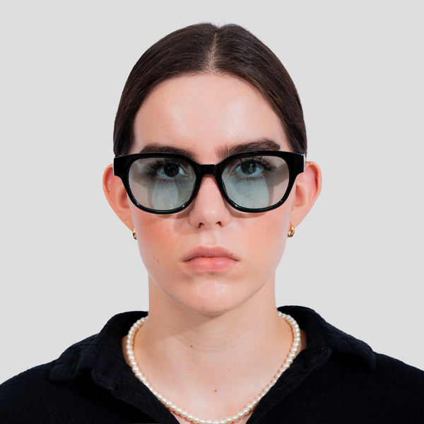 Gafas De Sol Escocia NegroX lente azul
