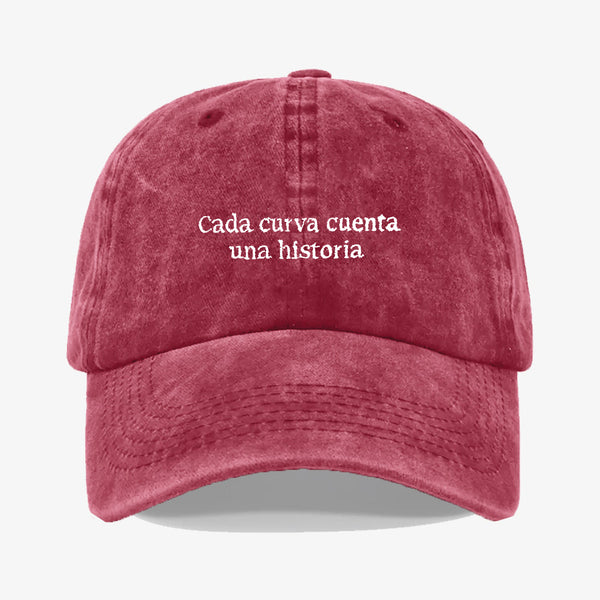 Gorra Prelavada Cada Curva Cuenta