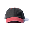 Gorra Prelavada Basica Negra x Roja