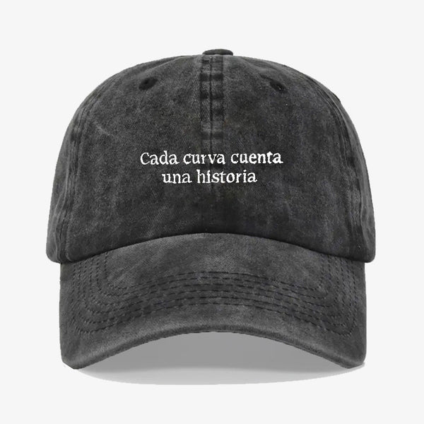 Gorra Prelavada Cada Curva Cuenta