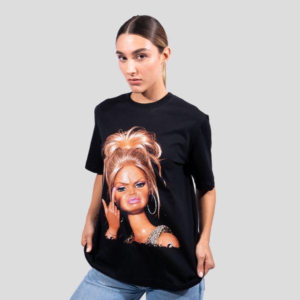 Camiseta Negra Barbie fu*k