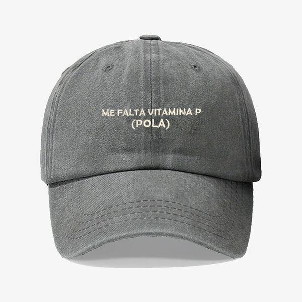 Gorra Prelavada Vitamina P