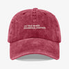 Gorra Prelavada La Vida Es Mas Divertida Contigo