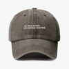 Gorra Prelavada La Vida Es Mas Divertida Contigo