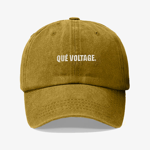 Gorra Prelavada Que Voltage