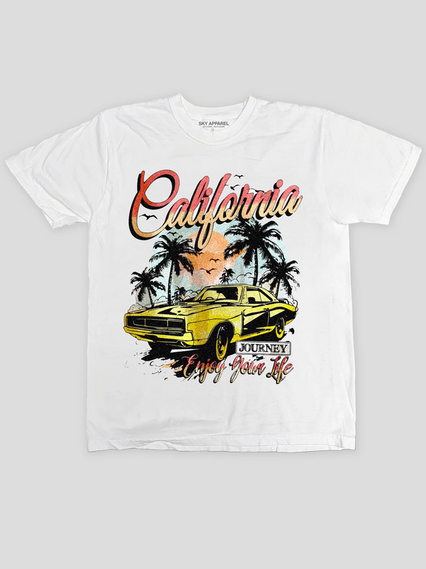 california (Estampado) T-Shirt (Blanca)