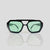 Gafas De Sol Santorini Negra x Verde