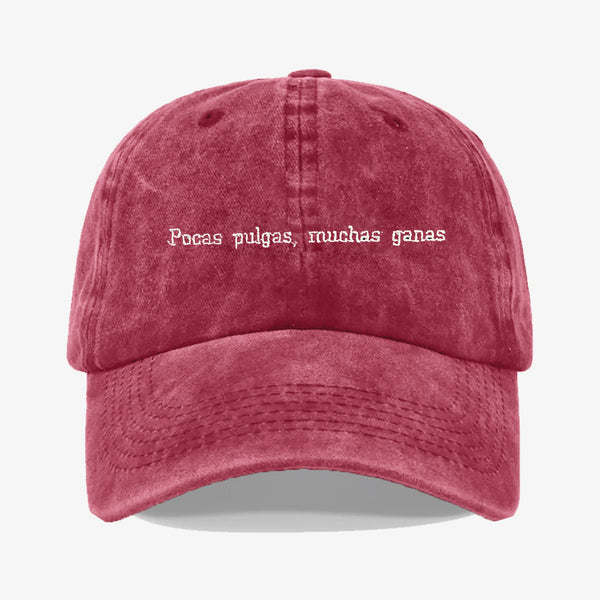 Gorra Prelavada Pocas Pulgas