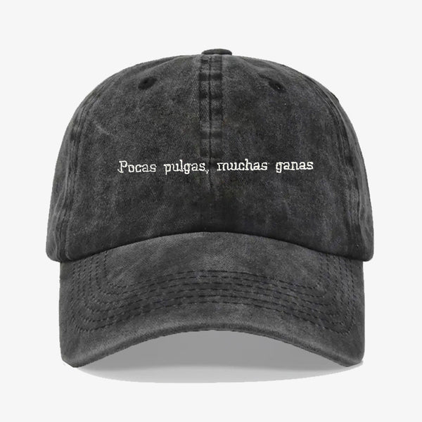 Gorra Prelavada Pocas Pulgas