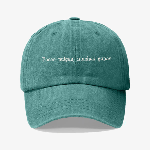 Gorra Prelavada Pocas Pulgas