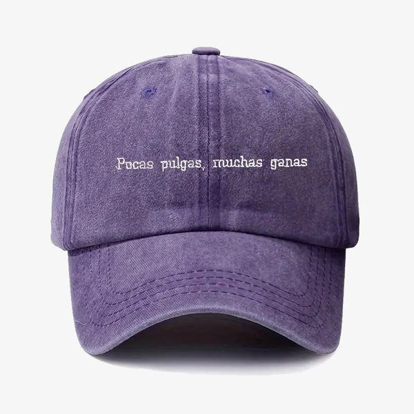 Gorra Prelavada Pocas Pulgas
