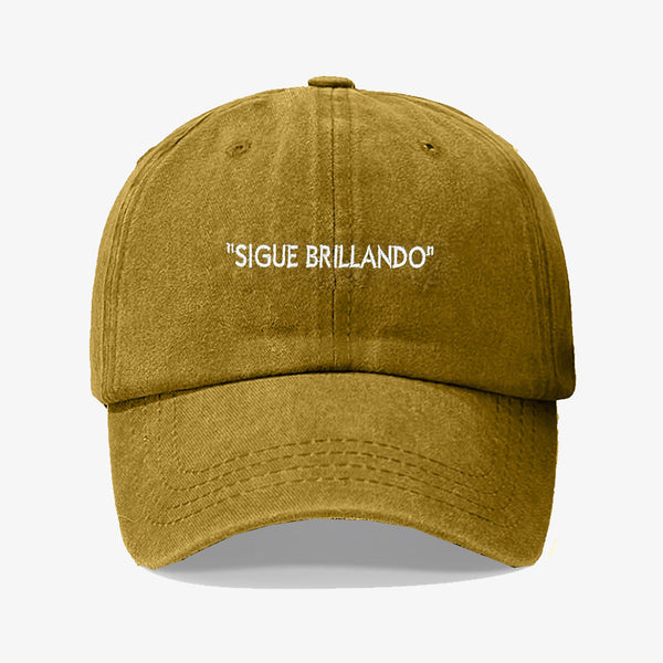 Gorra Prelavada Sigue Brillando