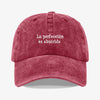 Gorra Prelavada La Perfección es aburrida