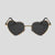 Gafas De Sol Heart -Negro