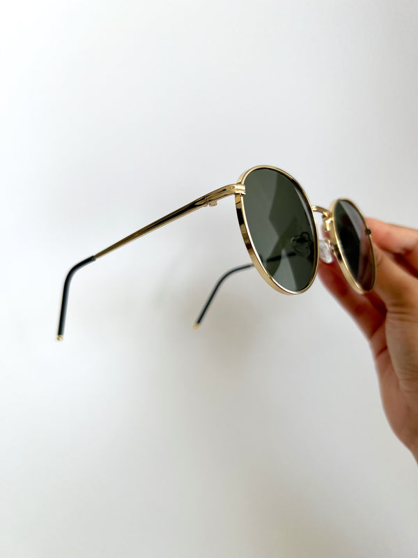 Gafas De Sol Parma Doradas x Negras