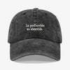 Gorra Prelavada La Perfección es aburrida
