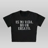Es Mi Vida - Crop top