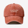 Gorra Prelavada La Perfección es aburrida
