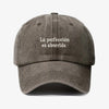 Gorra Prelavada La Perfección es aburrida