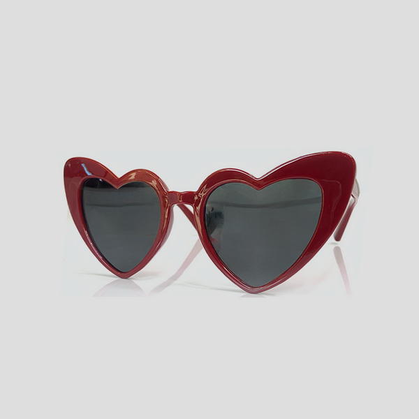 Gafas De Sol 70s HEART ROJO MAROON