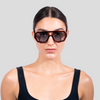 Gafas De Sol Santorini Leopardo x Azul