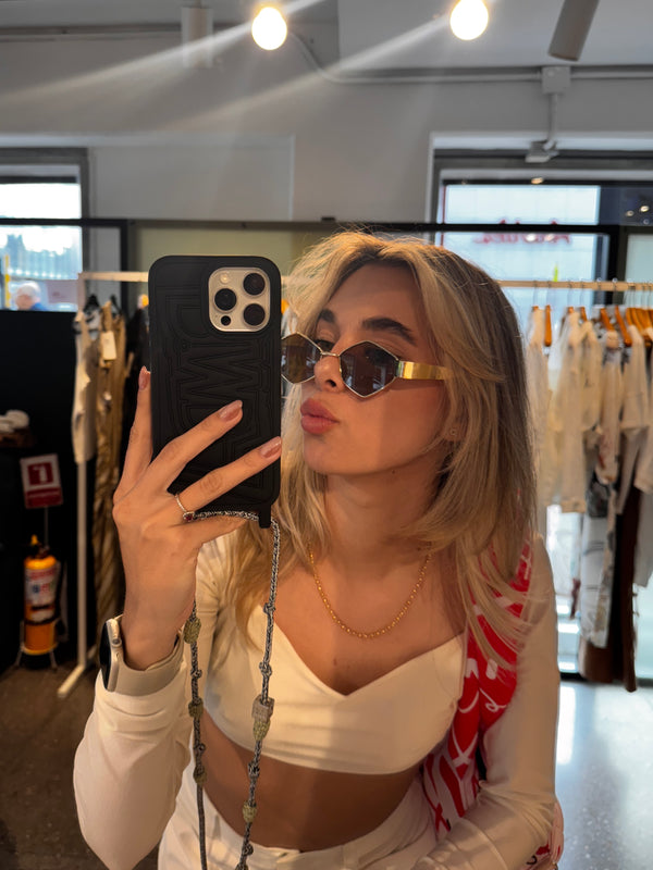 Gafas De Sol Dominican Dorada x Naranja