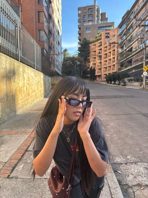 Gafas De Sol Sidney Negra x Azul