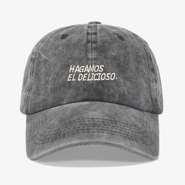 Gorra Prelavada Hagamos El Delicioso