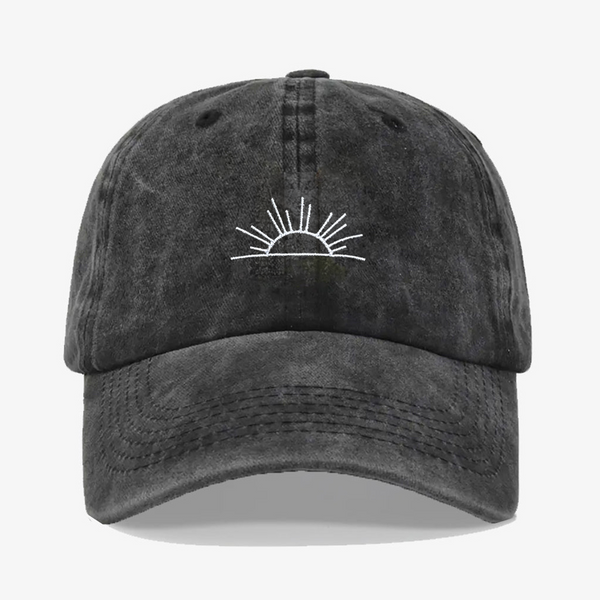 Gorra Prelavada Sol Blanco