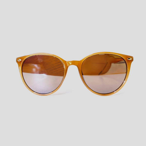 Gafas De Sol Seul Naranja x Lente Plateado