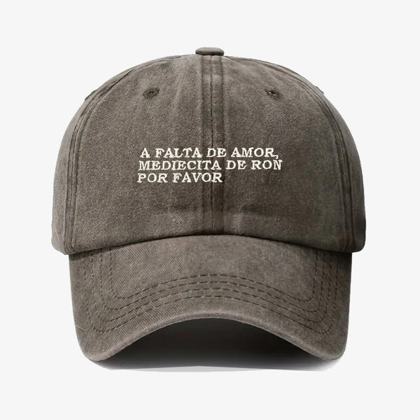 Gorra Prelavada A Falta De Amor