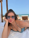 Gafas De Sol Zurich azul x cafe trasparente