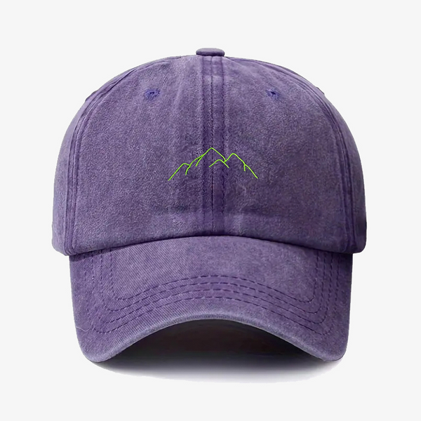 Gorra Prelavada Montaña verde