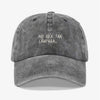 Gorra Prelavada No sea Tan Lampara