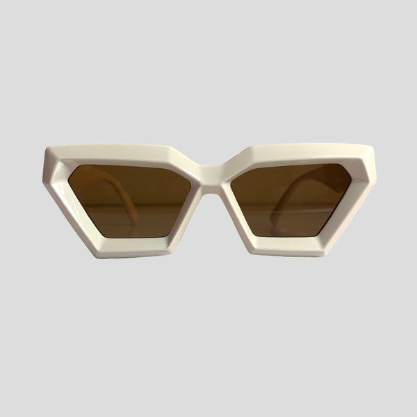 Gafas De Sol Singapur Beige x Cafe