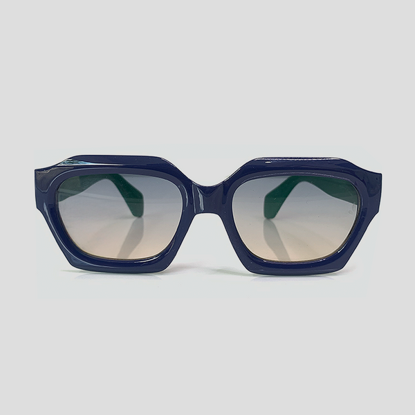 Gafas De Sol San Diego - Azul Oscuro x Verde