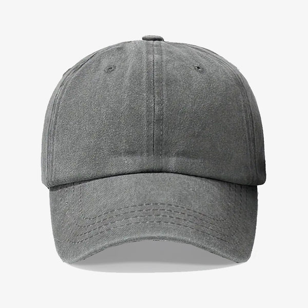 Gorra Prelavada Gris Claro