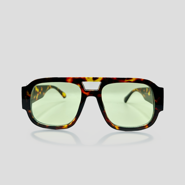 Gafas De Sol Gafas de sol Milano Verde x Leopardo