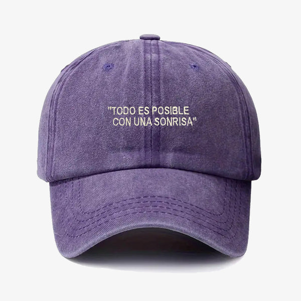 Gorra Prelavada Todo Es Posible