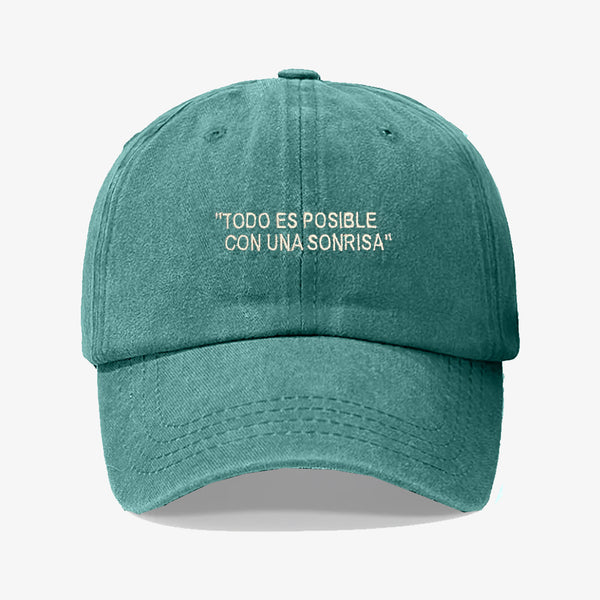 Gorra Prelavada Todo Es Posible